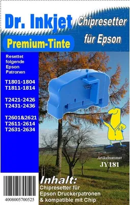 Produktbild von Chipresetter für Epson T18xx / T24xx / T26xx  Druckerpatronen mit der Nummer 18 / 24 & 26
