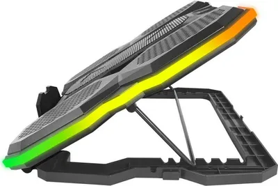 Zdjęcie produktu dla Podstawka chłodząca gamingowa z podstawką na telefon Esperanza LED RGB