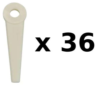 Produktbild von 36x PolyCut Ersatz Kunststoff Messer für alle PolyCut Mähköpfe, passend Stihl