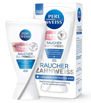 Zdjęcie produktu dla Perlweiss, Pasta do zębów dla palaczy, 50ml (PRODUKT Z NIEMIEC)