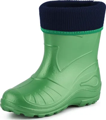 Produktbild von Ladeheid Kinder Mädchen Jungen Federleichte Eva Thermo Gummistiefel Gefüttert KL058 (Smaragdgrün, 27)