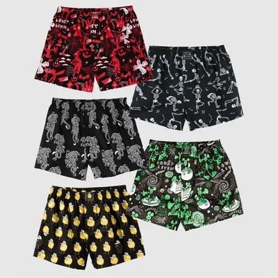 Produktbild von Lousy Livin Boxershorts Black Night 5-Pack Black XL