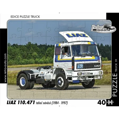 Obrázek produktu pro Puzzle TRUCK 19 - Liaz 110.471 tahač návěsů (1984 - 1997) 40 dílků