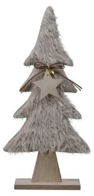 Produktbild von Weihnachtsbaum Christbaum Tannenbaum Dekoration Holz beige H 44 cm