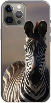 Produktbild von König Design Hülle kompatibel mit Apple iPhone 14 Plus Kunststoff Soft Handyhülle - Handy Case Zebra