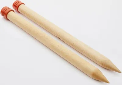 Produktbild von Jackenstricknadeln JUMBO Birch 25,00 mm 25 cm 1 Paar