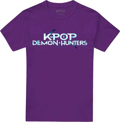 Productafbeelding van K-Pop Demon Hunters - T-shirt voor heren/dames, uni model, TV20234 (maat S) (paars)