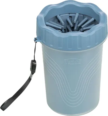 Produktbild von TRIXIE Pfotenreiniger - dunkelgrau/blau - 100L x 153H x 100B