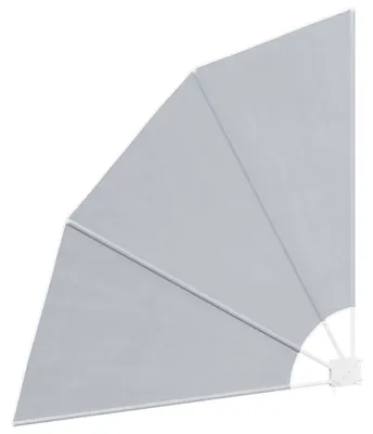 Produktbild von vidaXL Faltbarer Balkonfächer Grau 140×140 cm