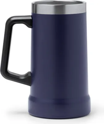 Produktbild von Recycelte Bierkrüge Ronin aus Edelstahl Marineblau