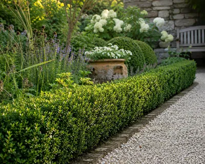 Produktbild von Ilex crenata Jenny 6er-Set 20–25 cm – Japanische Stechpalme, immergrüne Heckenpflanze und Buchsbaum-Ersatz, KI-generiertes Bild