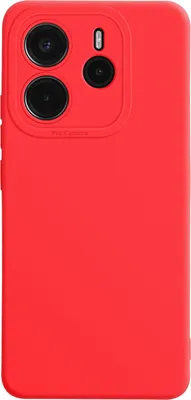 Obrázok produktu pre Avizar, puzdro pre Xiaomi Redmi Note 14 4G Hladký silikónový blok fotoaparátu, červené
