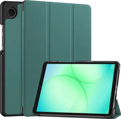Produktbild von Samsung Galaxy Tab A11 Hülle - Coverup Tri-Fold Ständer Klapphülle mit Schlaf/Wach-Funktion - Grün