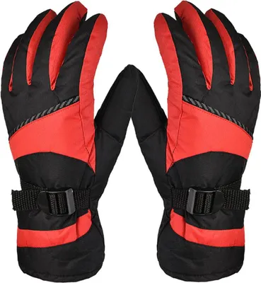 Produktbild von Skihandschuhe Touchscreen Warm Wasserdicht Reiten Verdickung Erwachsene Kalt Winter