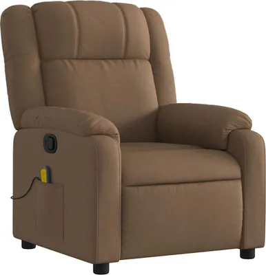 Obrázok produktu pre masážne kreslo vidaXL Brown Fabric