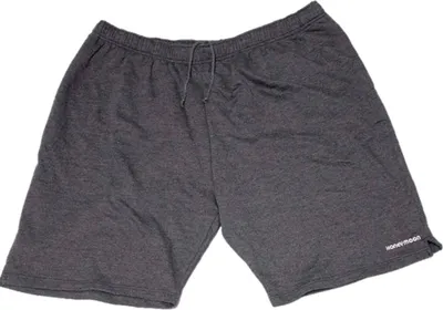 Produktbild von Übergrößen Top Sweat-Bermudashort HONEYMOON Schriftzug gestickt Anthrazit 7XL
