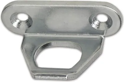 Produktbild von Schließblech zu Oberlichtschnapper KU, Überschlaghöhe 4 mm, Stahl verzinkt