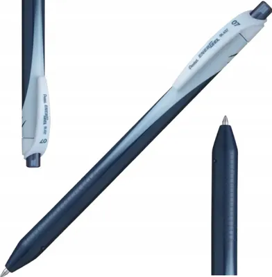 Image de PENTEL ENERGEL BL437 ROLLER BALL PEN stylo gel automatique 0,7 BLEU MARINE