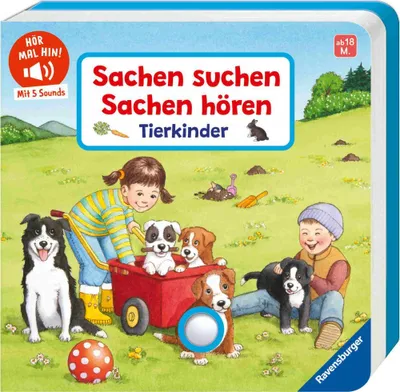 Obrázek produktu pro Hör mal hin - Sachen suchen, Sachen hören: Tierkinder