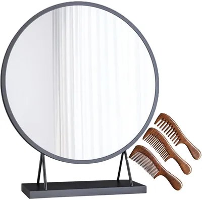 Productafbeelding van Ronde Make-upspiegel met Metalen Frame 50 cm