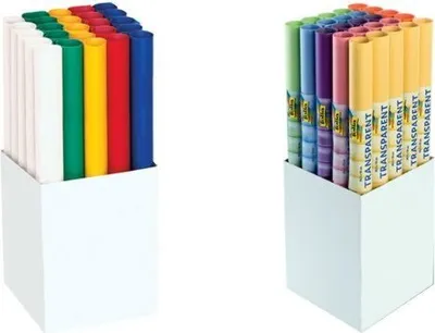 Image de papier transparent folia, (l)505 x (L)700 mm, présentoir