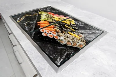 Obrázok produktu pre Ochranný Sklenený Tanier Do Kuchyne 2X35X52 Sushi