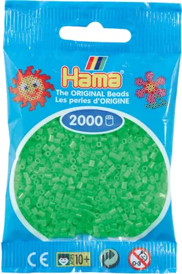 Produktbild von HAMA 501-42 Mini Perlen im Beutel - Fluor-Grün