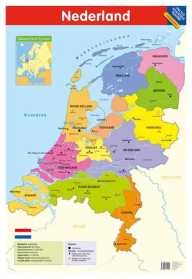 Zdjęcie produktu dla Deltas -Bildungsplakat - Niederlande