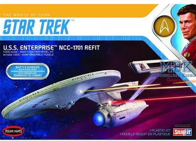 Produktbild von POLAR LIGHTS PLL974 Star Trek U.S.S. Enterprise Refit "Wrath of Khan"