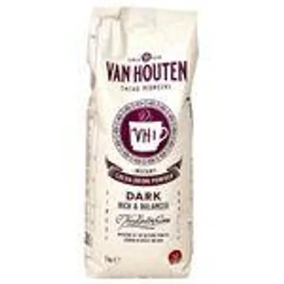 Produktbild von VAN HOUTEN VH1 Trinkschokolade 1KG – Reichhaltiger & ausgewogener Kakaodrink Genuss