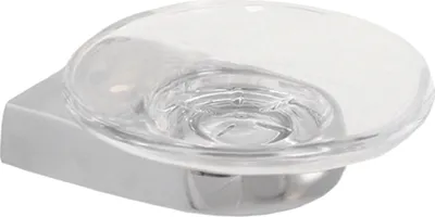 Produktbild von Dietsche Metasoft Seifenablage Schale Glas klar Rostfrei, 817610