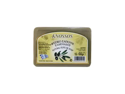Image de Savon à l'huile d'olive vert 100 g KNOSSOS