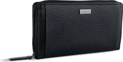 Produktbild von bugatti Geldbörse Ladies Long Zip Wallet Black schwarz