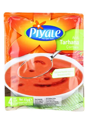Produktbild von Piyale | Acılı Tarhana Çorbası – Scharfe Tarhana-Suppe | traditionell & würzig | 65 g (ergibt 1 l)
