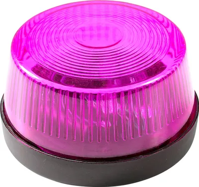 Produktbild von Blinkendes Warnlicht - Warnlicht mit Sirene 6 x 4 cm Martinshorn Mottoparty Rosa