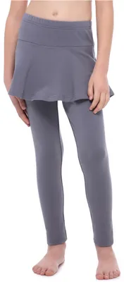 Produktbild von Merry Style Mädchen Lange Leggings aus Baumwolle mit Rock MS10-254 (Graphite, 116 cm)