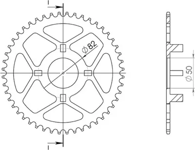 Immagine prodotto di In Acciaio Passo 420 - Z 35 Denti (Dis.10106)