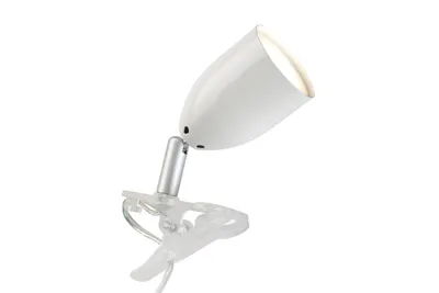 Produktbild von BRILLIANT Lampe Leo LED Klemmleuchte weiß | 1x LED-PAR51, GU10, 3W LED-Reflektorlampe inklusive, (240lm, 2700K) | Mit Schnurzwischenschalter
