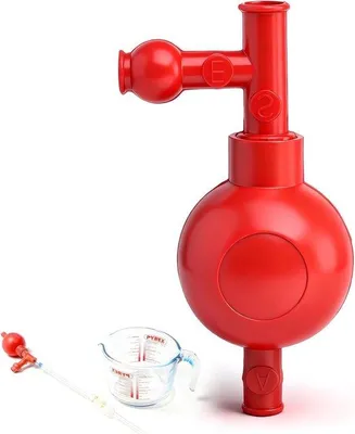 Immagine prodotto di Erogatore sicuro per provette, con 3 valvole, ideale per laboratori di chimica e per l'insegnamento