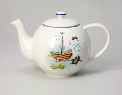 Image de Thun 1794 Taupe avec bateau, théière