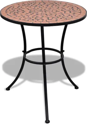 Image de Table de bistro Terre cuite 60 cm Mosaïque