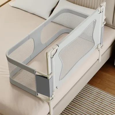 Produktbild von 3 in 1 Faltbare Beistellbett Baby 120x50cm,Baby-Stubenwagen,Kinderbett Babybett Kinderreisebett Reisegitterbett,der auf das Bett gestellt Werden kann