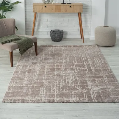 Produktbild von Teppich Modern Super Weiche, 3D Effekt, Hohen Tiefen Effekt Luxury Robust, Farbe:Sand, Maße:160x230 cm