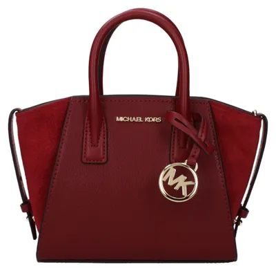 Produktbild von Michael Kors Avril Extra-Small Leder Wildleder cherry gold