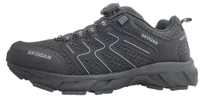 Image de Chaussures de sport Skogan Skallas pour femmes, chaussures de randonnée noires, chaussures de plein air, idéal pour la randonnée
