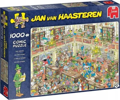 Obrázek produktu pro Puzzle Jumbo Jan van Haasteren 1000 elementów Jumbo Puzzle 1000 el. JAN VAN HAASTEREN festiwal letni