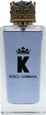 A bottle of Dolce & Gabbana K Eau de Toilette.