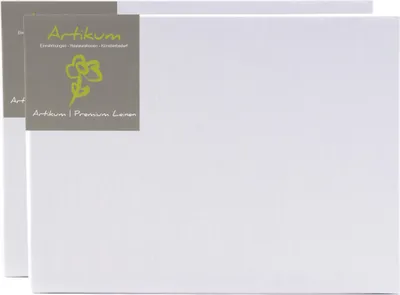 Produktbild von 2x Artikum | PREMIUM LEINEN 50x70cm | Leinwände auf Keilrahmen
