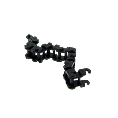 Produktbild von 10x Lego Technic Kettenglieder schwarz Panzer Kette Glied 6044702 14696 3711