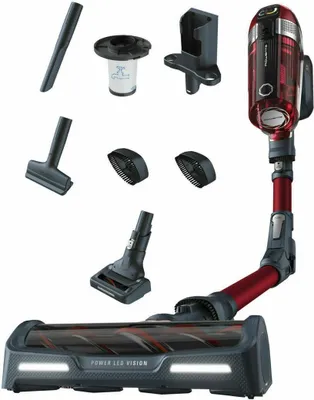 Zdjęcie produktu dla Rowenta X-Force RH9879, Odkurzacz stojący 2 w 1, Bez worka, Czerwony, Szary, 0,9 l, Prostokątny, Suchy